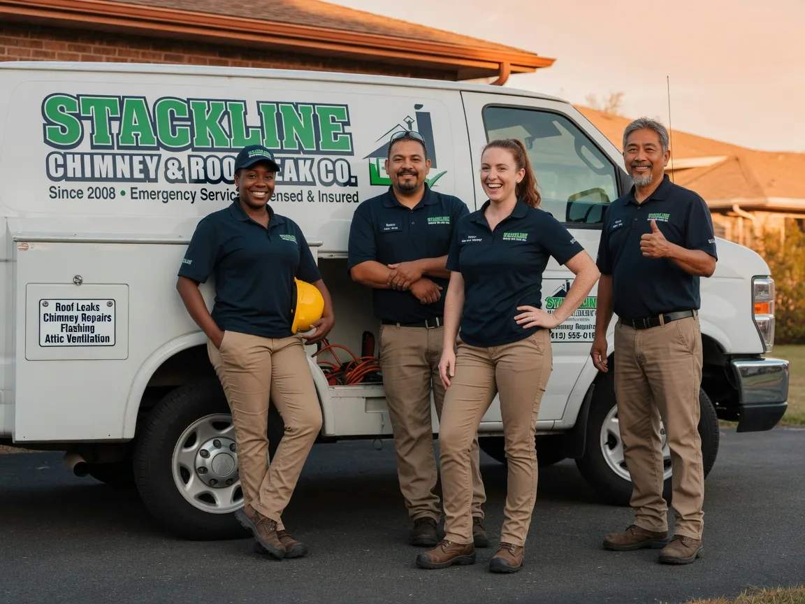 Chimney flashing repair company in Stony Point, NC